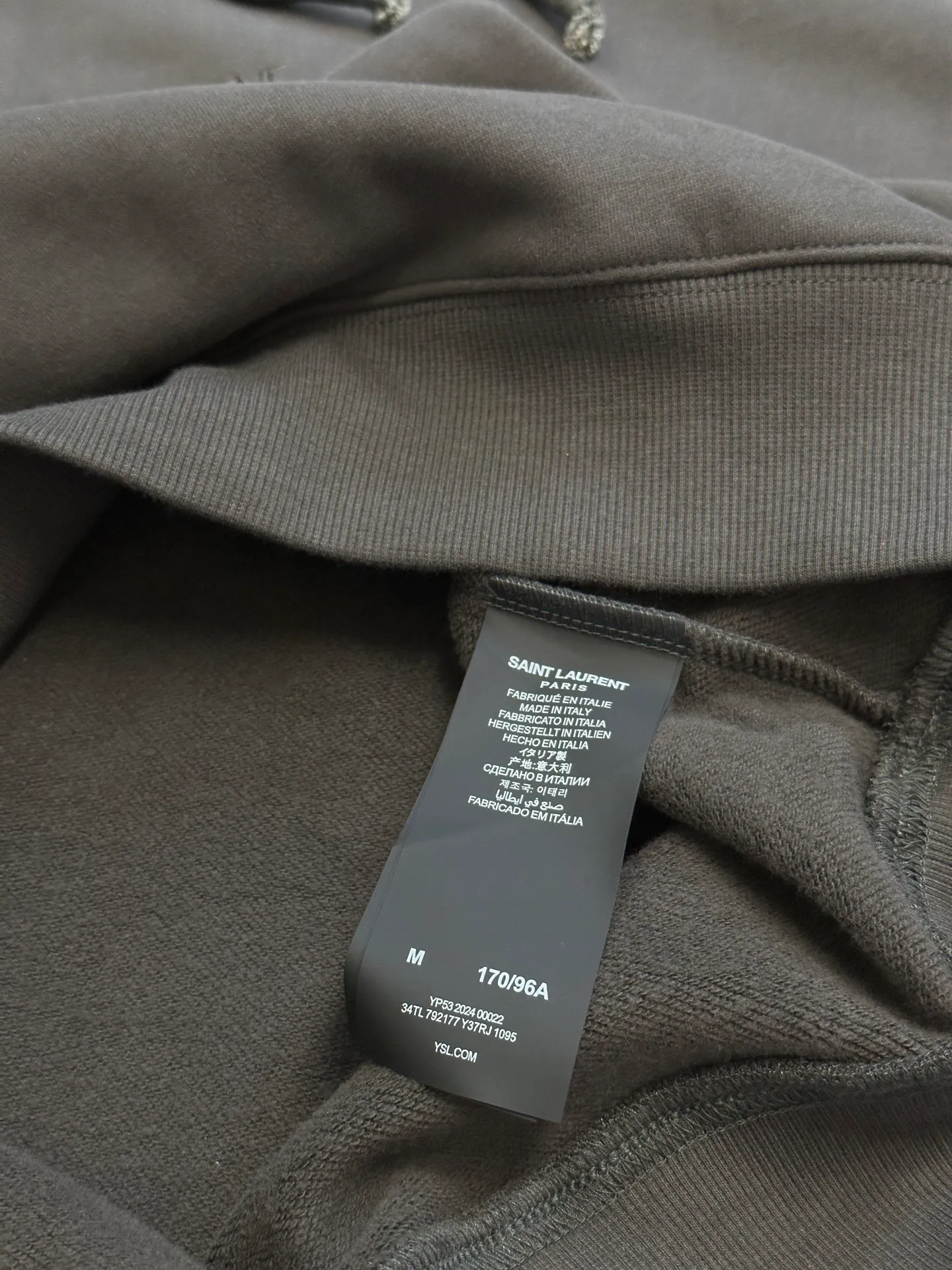 Saint Laurent x Dark Gray ， SAINT LAURENT ， 。 ， ， Saint Laurent size：s m l xl